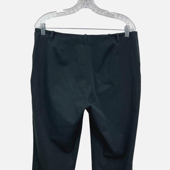 Lauren Ralph Lauren Pants Crop Premium Stretch Mid Rise Size Zip Green Women 12 - Picture 6 of 6